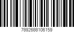 Código de barras (EAN, GTIN, SKU, ISBN): '7892688106159'