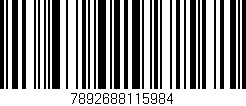 Código de barras (EAN, GTIN, SKU, ISBN): '7892688115984'