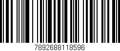 Código de barras (EAN, GTIN, SKU, ISBN): '7892688118596'