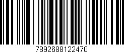 Código de barras (EAN, GTIN, SKU, ISBN): '7892688122470'