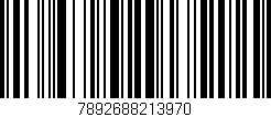 Código de barras (EAN, GTIN, SKU, ISBN): '7892688213970'