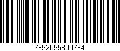 Código de barras (EAN, GTIN, SKU, ISBN): '7892695809784'