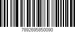 Código de barras (EAN, GTIN, SKU, ISBN): '7892695850090'