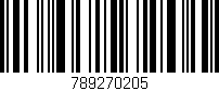 Código de barras (EAN, GTIN, SKU, ISBN): '789270205'
