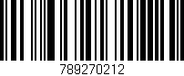 Código de barras (EAN, GTIN, SKU, ISBN): '789270212'