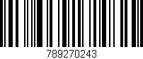 Código de barras (EAN, GTIN, SKU, ISBN): '789270243'