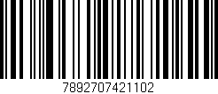 Código de barras (EAN, GTIN, SKU, ISBN): '7892707421102'
