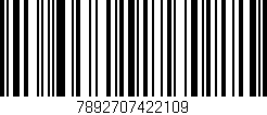 Código de barras (EAN, GTIN, SKU, ISBN): '7892707422109'