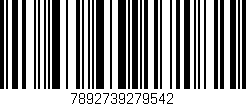 Código de barras (EAN, GTIN, SKU, ISBN): '7892739279542'
