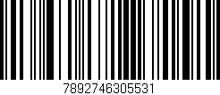 Código de barras (EAN, GTIN, SKU, ISBN): '7892746305531'