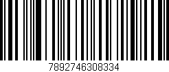 Código de barras (EAN, GTIN, SKU, ISBN): '7892746308334'