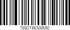 Código de barras (EAN, GTIN, SKU, ISBN): '7892746309560'
