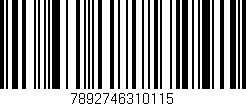 Código de barras (EAN, GTIN, SKU, ISBN): '7892746310115'