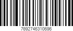 Código de barras (EAN, GTIN, SKU, ISBN): '7892746310696'