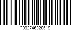 Código de barras (EAN, GTIN, SKU, ISBN): '7892746320619'