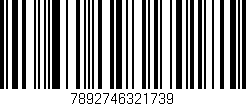 Código de barras (EAN, GTIN, SKU, ISBN): '7892746321739'
