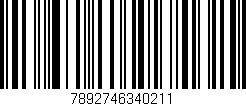 Código de barras (EAN, GTIN, SKU, ISBN): '7892746340211'