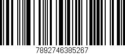 Código de barras (EAN, GTIN, SKU, ISBN): '7892746385267'