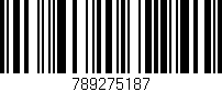 Código de barras (EAN, GTIN, SKU, ISBN): '789275187'