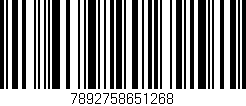 Código de barras (EAN, GTIN, SKU, ISBN): '7892758651268'