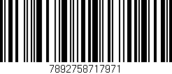 Código de barras (EAN, GTIN, SKU, ISBN): '7892758717971'
