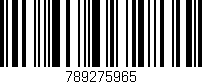 Código de barras (EAN, GTIN, SKU, ISBN): '789275965'