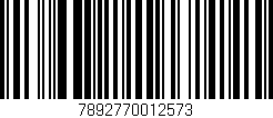 Código de barras (EAN, GTIN, SKU, ISBN): '7892770012573'
