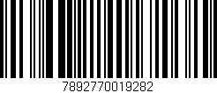 Código de barras (EAN, GTIN, SKU, ISBN): '7892770019282'