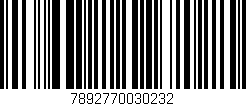 Código de barras (EAN, GTIN, SKU, ISBN): '7892770030232'