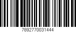 Código de barras (EAN, GTIN, SKU, ISBN): '7892770031444'