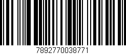 Código de barras (EAN, GTIN, SKU, ISBN): '7892770038771'