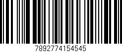 Código de barras (EAN, GTIN, SKU, ISBN): '7892774154545'
