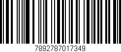 Código de barras (EAN, GTIN, SKU, ISBN): '7892787017349'