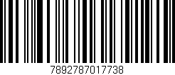 Código de barras (EAN, GTIN, SKU, ISBN): '7892787017738'