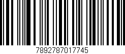 Código de barras (EAN, GTIN, SKU, ISBN): '7892787017745'