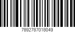 Código de barras (EAN, GTIN, SKU, ISBN): '7892787018049'
