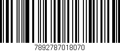 Código de barras (EAN, GTIN, SKU, ISBN): '7892787018070'