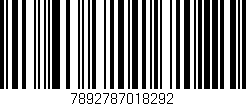 Código de barras (EAN, GTIN, SKU, ISBN): '7892787018292'