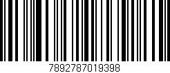Código de barras (EAN, GTIN, SKU, ISBN): '7892787019398'