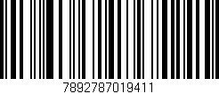 Código de barras (EAN, GTIN, SKU, ISBN): '7892787019411'