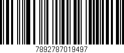 Código de barras (EAN, GTIN, SKU, ISBN): '7892787019497'