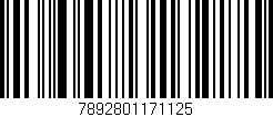 Código de barras (EAN, GTIN, SKU, ISBN): '7892801171125'