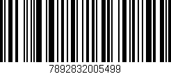 Código de barras (EAN, GTIN, SKU, ISBN): '7892832005499'