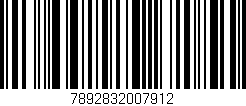 Código de barras (EAN, GTIN, SKU, ISBN): '7892832007912'
