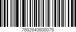 Código de barras (EAN, GTIN, SKU, ISBN): '7892840800079'