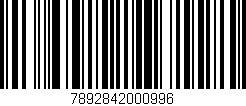 Código de barras (EAN, GTIN, SKU, ISBN): '7892842000996'