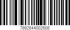 Código de barras (EAN, GTIN, SKU, ISBN): '7892844002608'