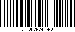 Código de barras (EAN, GTIN, SKU, ISBN): '7892875743662'