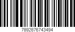 Código de barras (EAN, GTIN, SKU, ISBN): '7892876743494'