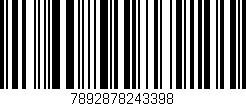 Código de barras (EAN, GTIN, SKU, ISBN): '7892878243398'